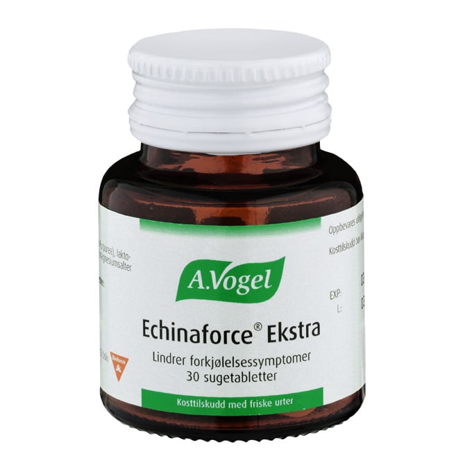 A. Vogel Echinaforce Ekstra 30 tabletter (flaske)