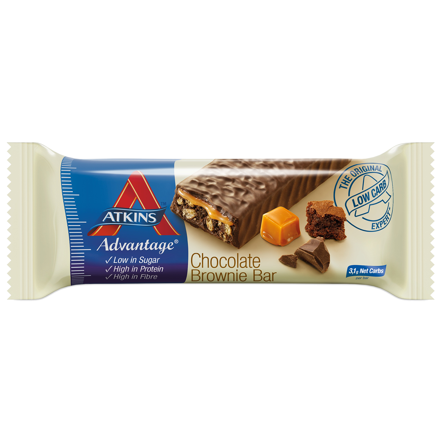 Atkins Advantage Chocolate Brownie Bar – Soma.no